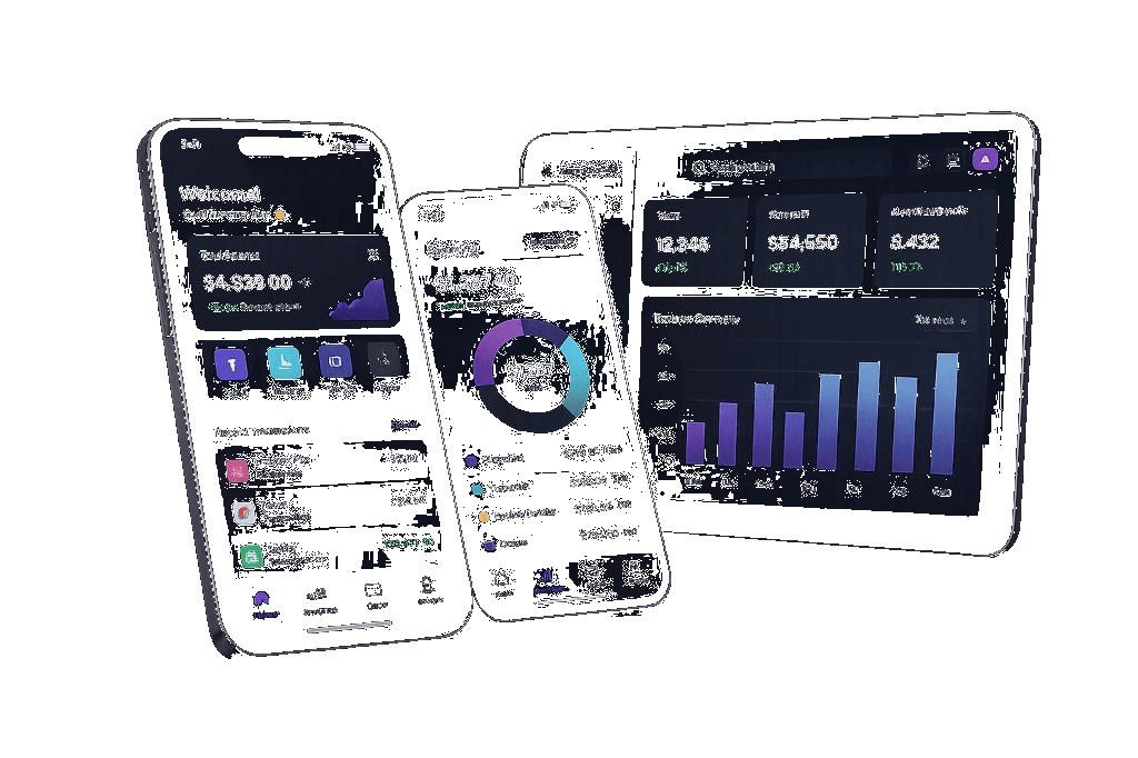 Dashboard app mockup